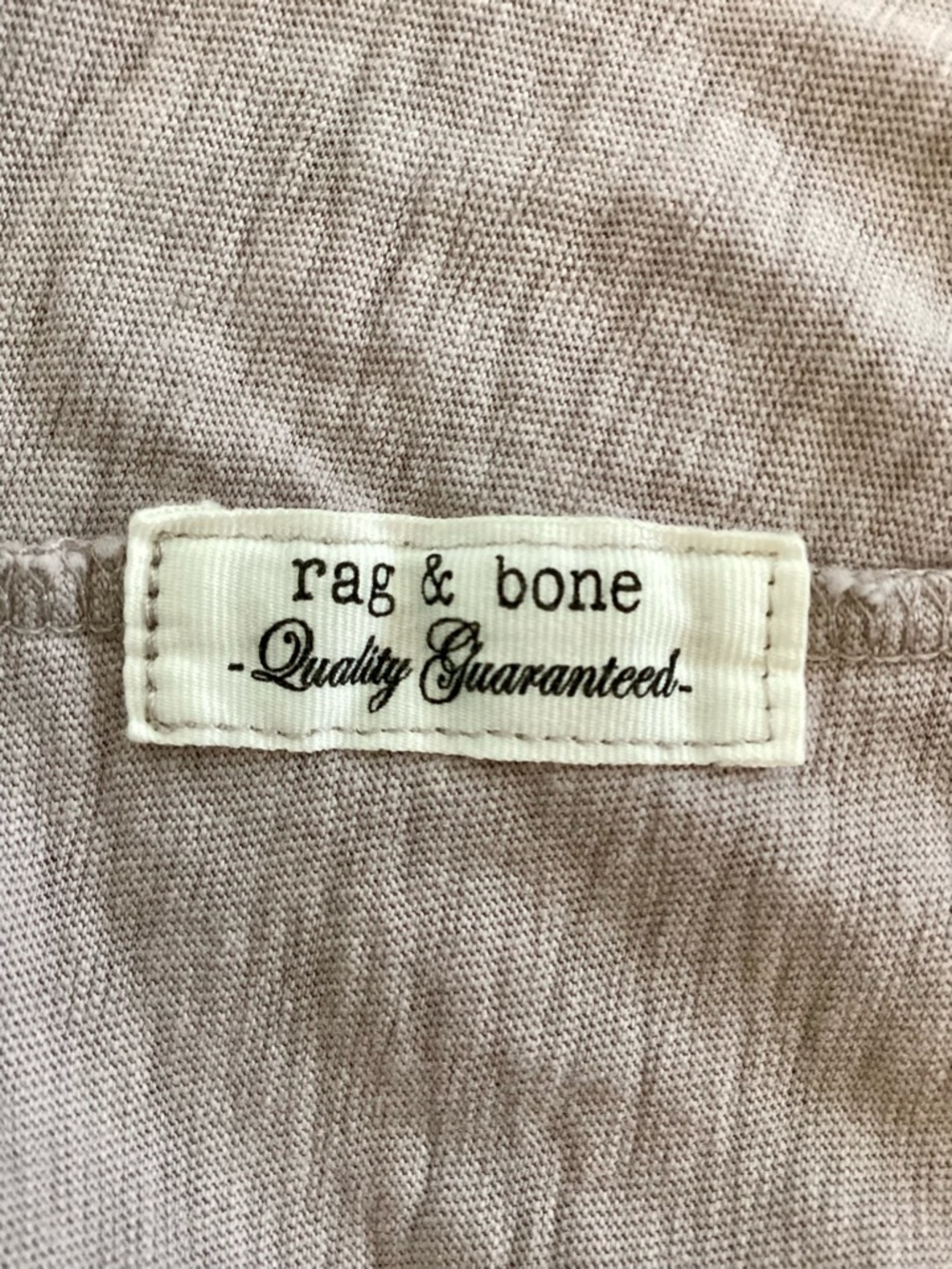 rag & bone Womens Slubbed Tee - Grey Purple Lavender Mauve Cotton T Shirt Size M - Picture 8 of 12